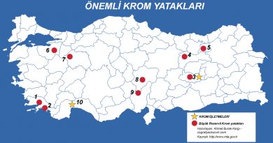 Türkiye'de Krom Nerede Çıkarılır ve Krom İşletmeleri 9